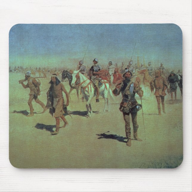 Francisco Vasquez de Coronado  Making his Way Mouse Pad (Front)