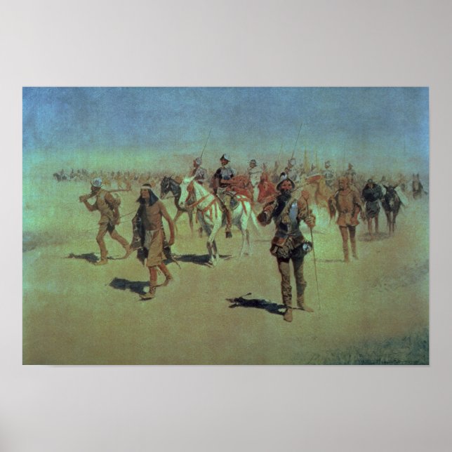 Francisco Vasquez de Coronado  Making his Way Poster (Front)