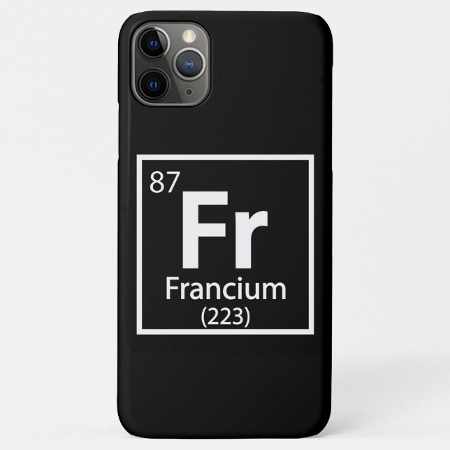 Francium - French Science Periodic Table Case-Mate iPhone Case (Back)