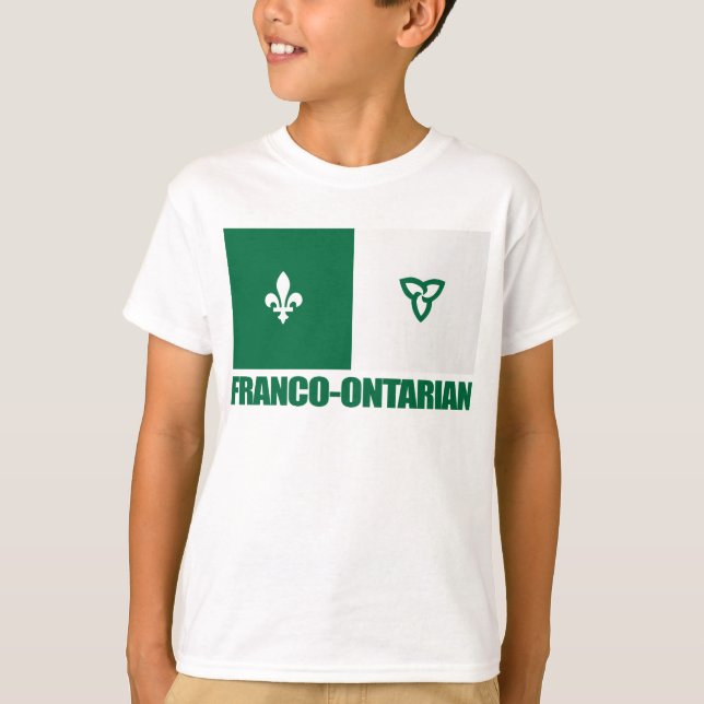 Franco-Ontarian Flag T-Shirt (Front)