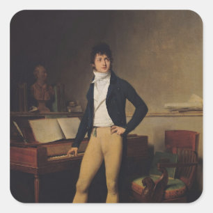 Francois Adrien Boieldieu 1800 Square Sticker