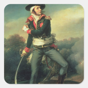 Francois Athanese Charette de Contrie  1819 Square Sticker