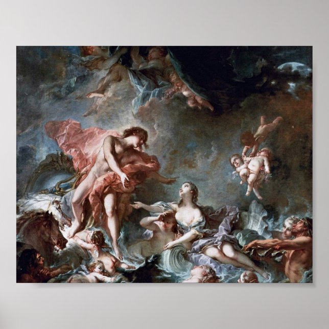 Francois Boucher - The Setting of the Sun Poster (Front)