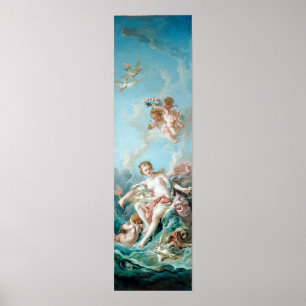 François Boucher Venus on the Waves Poster