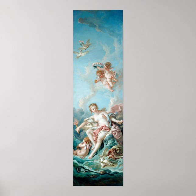 François Boucher Venus on the Waves Poster (Front)