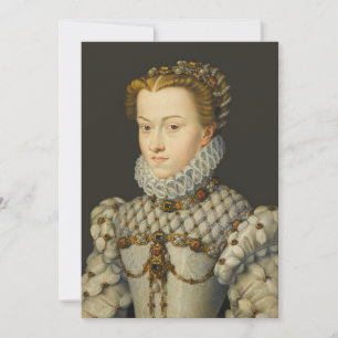 Francois Clouet - Elisabeth of Austria Invitation