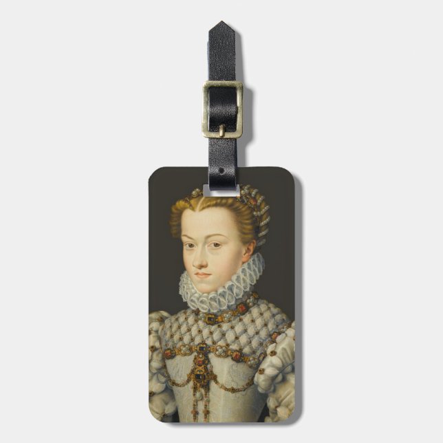 Francois Clouet - Elisabeth of Austria Luggage Tag (Front Vertical)