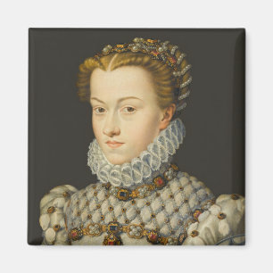 Francois Clouet - Elisabeth of Austria Magnet