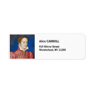 Francois Clouet - Mary, Queen of Scots Return Address Label