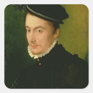 Francois de Valois , Duke of Alencon, 1560s Square Sticker