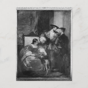 Francois I and Anne de Pisseleu Postcard