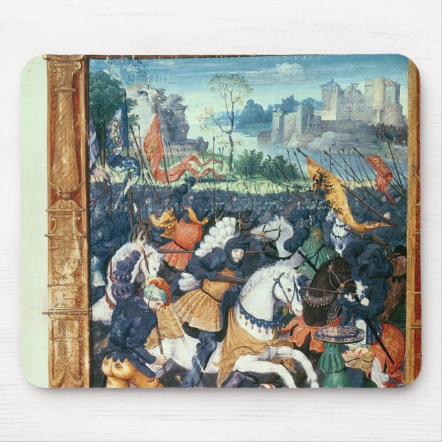 Francois I  at the Battle of Marignano Mouse Pad (Front)