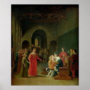 Francois I  Presented to Louis XII Poster