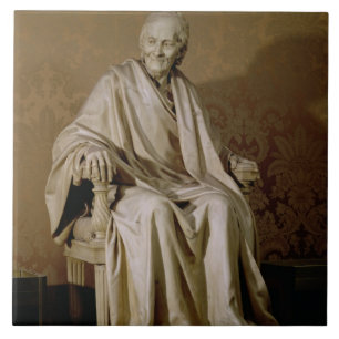 Francois-Marie Arouet Voltaire (1694-1778) 1781 (m Ceramic Tile