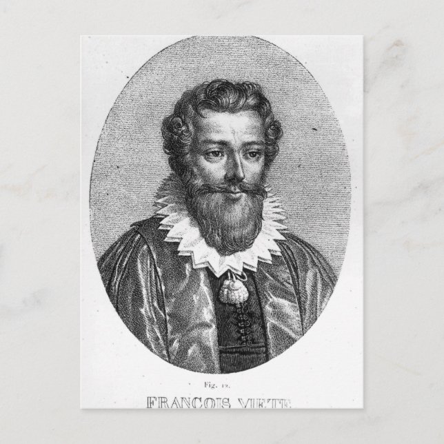 Francois Viete Postcard (Front)