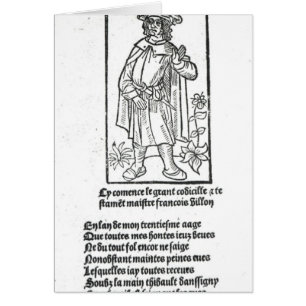 Francois Villon, from 'Oeuvres'