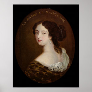 Francoise d'Aubigne Marquise de Maintenon Poster