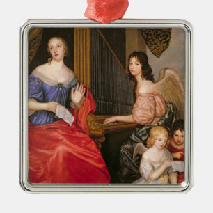 Francoise Louise Duchess La Valliere with Metal Tree Decoration