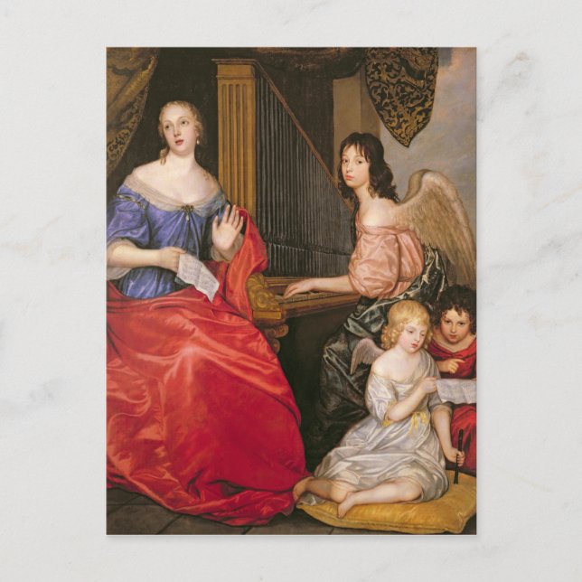 Francoise Louise Duchess La Valliere with Postcard (Front)