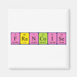 Francoise periodic table name magnet