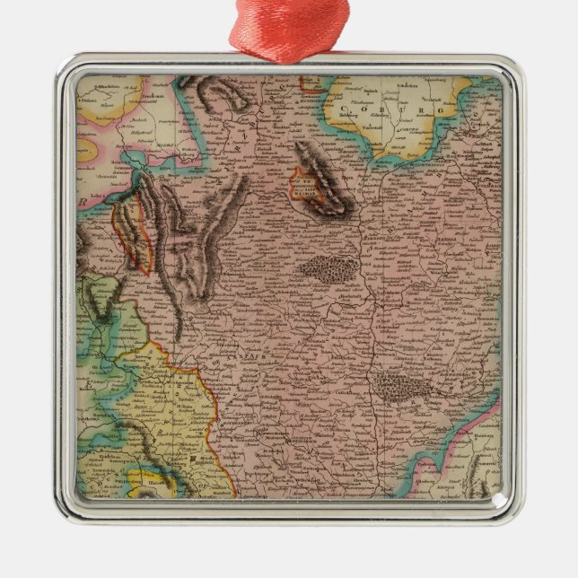 Franconia Metal Tree Decoration (Front)