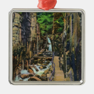 Franconia Notch State Park 2 Metal Ornament