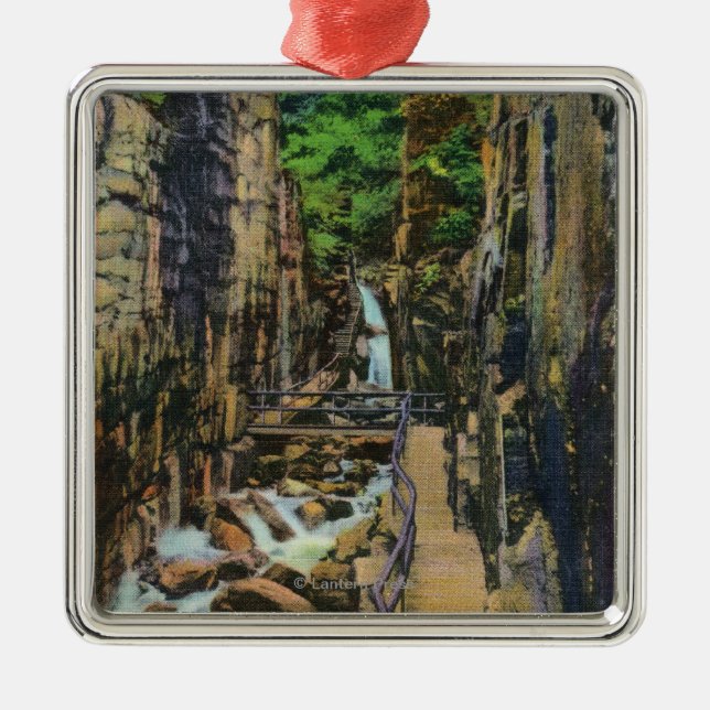 Franconia Notch State Park 2 Metal Ornament (Front)