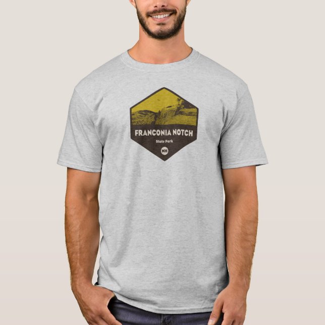 Franconia Notch State Park New Hampshire T-Shirt (Front)