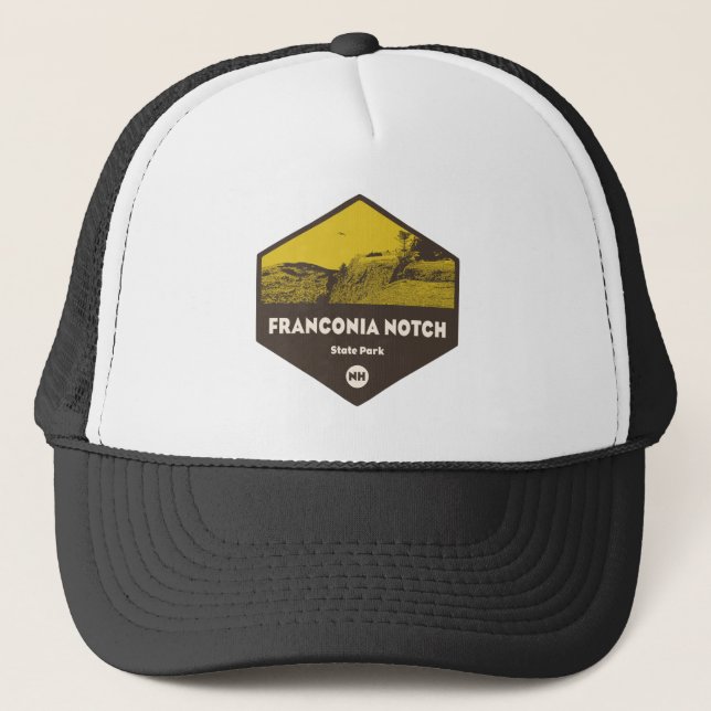 Franconia Notch State Park New Hampshire Trucker Hat (Front)