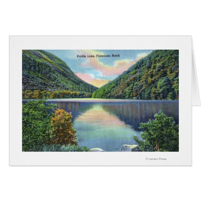 Franconia Notch View of Profile Lake (Front Horizontal)
