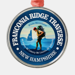 Franconia Ridge Traverse (C) Metal Ornament