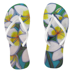 Frangipani Adult Slim Straps, Womens 5/6-Mens 4/5 Thongs