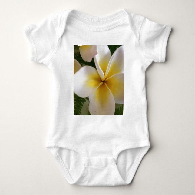 Frangipani Baby Bodysuit (Front)