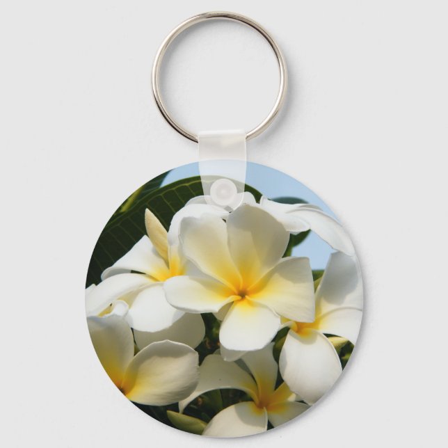 Frangipani Bliss Key Ring (Front)
