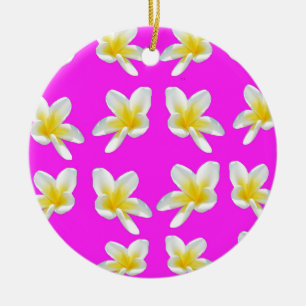 Frangipani_Blush,_ Ceramic Ornament