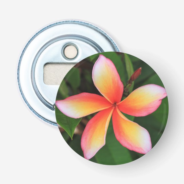 Frangipani flower bottle opener (Front)