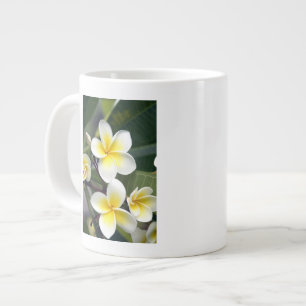 Frangipani flower Cook Islands Large Coffee Mug