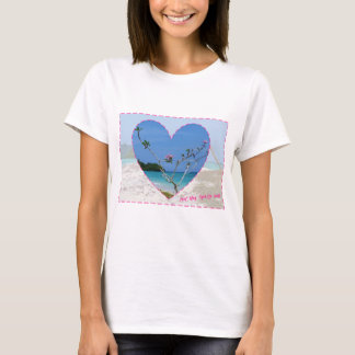 Frangipani Heart T-Shirt