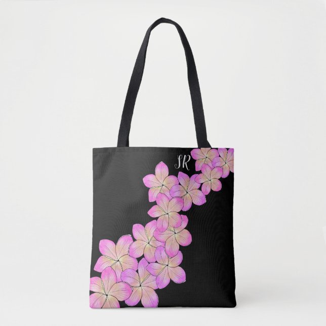Frangipani Personalised Tote Bag (Front)