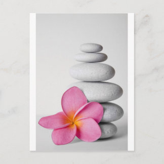 Frangipani Zen Postcard