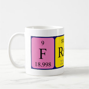 Frani periodic table name mug