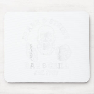 Frank And Steins Bar And Grill Funny Halloween Par Mouse Pad