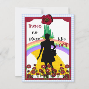 Frank Baum's Wizard of OZ  No Place Like Home Card
