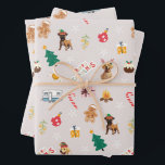 Frank & Baxter Christmas Wrapping Paper - Latte<br><div class="desc">Looking for a unique Christmas wrapping paper for a friend or family member who loves dogs, camping and caravans? Our gift wrap is perfect for you! It features our two super cute dogs, Frank (a French Bulldog x Staffy) and Baxter (a Labrador), enjoying a caravan trip in the Australian outback....</div>