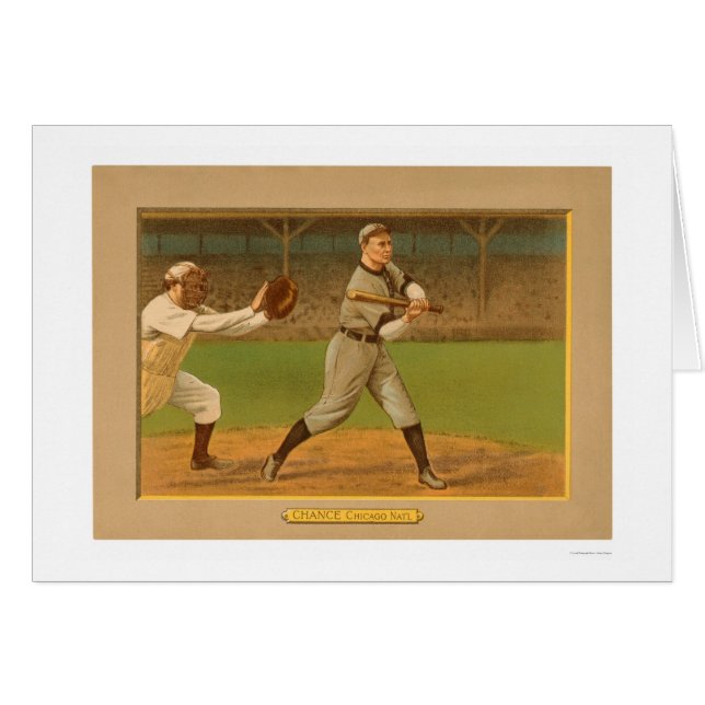 Frank Chance Cubs Baseball 1911 (Front Horizontal)