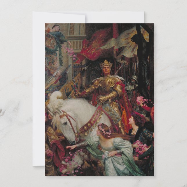 Frank Dicksee - The Two Crowns Invitation (Front)