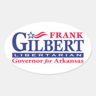 Frank Gilbert - Oval Oval Sticker