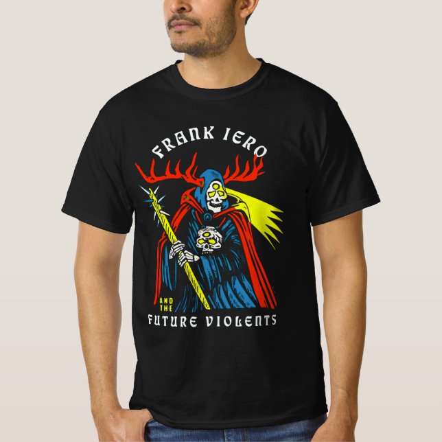 Frank Iero Merch and The Future Violents Reaper T-Shirt (Front)