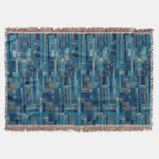 Frank Lloyd Wright Inspired Throw Blanket