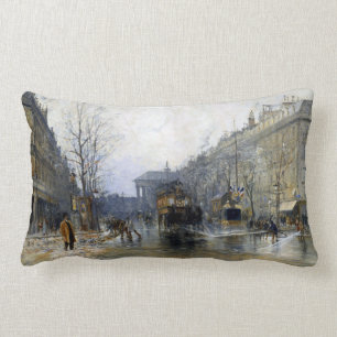 Frank Myers Boggs Paris Street Scene Lumbar Cushion